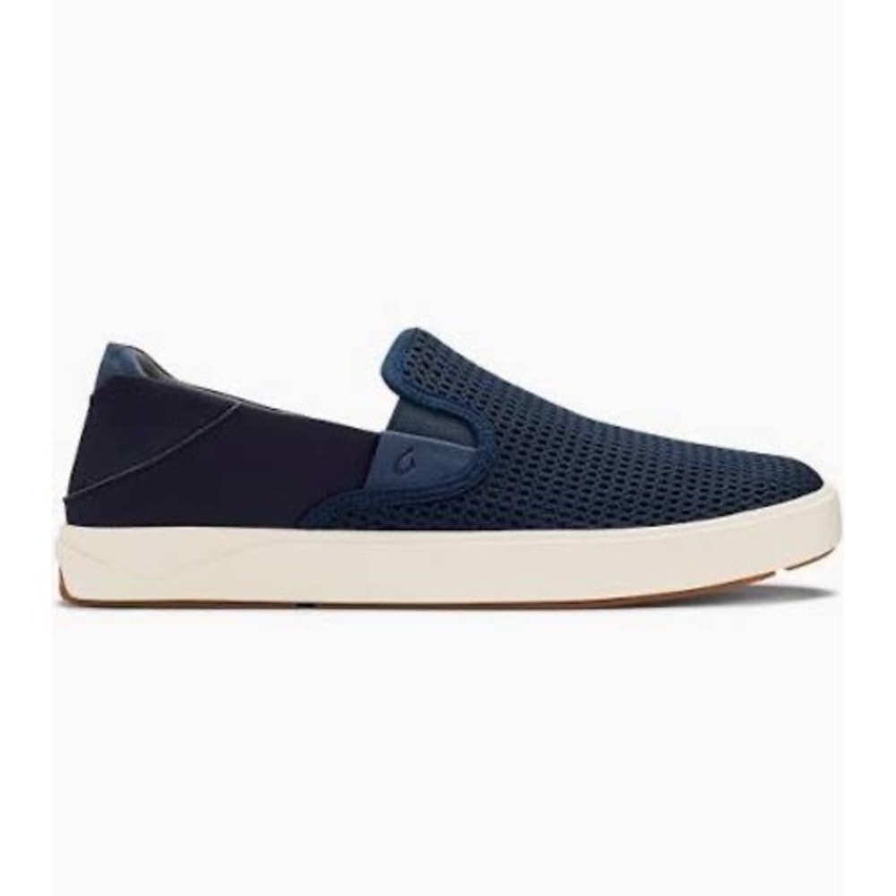 Olukai Lae'ahi Mesh Navy Blue Slip On Sneakers Mens Shoes Size 14